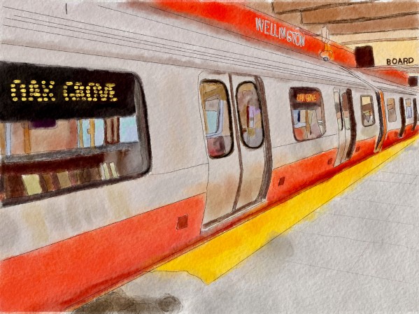 MBTA Orange Line Subway by Harry Forsdick